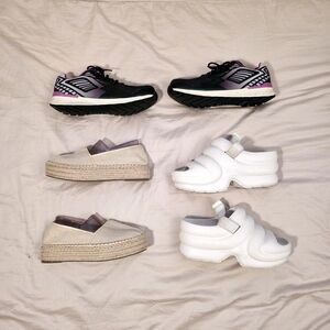 UGG Aww Yeah Slingback Platform Sandal + Brahma + Asso Design - Women sz 12 Lot